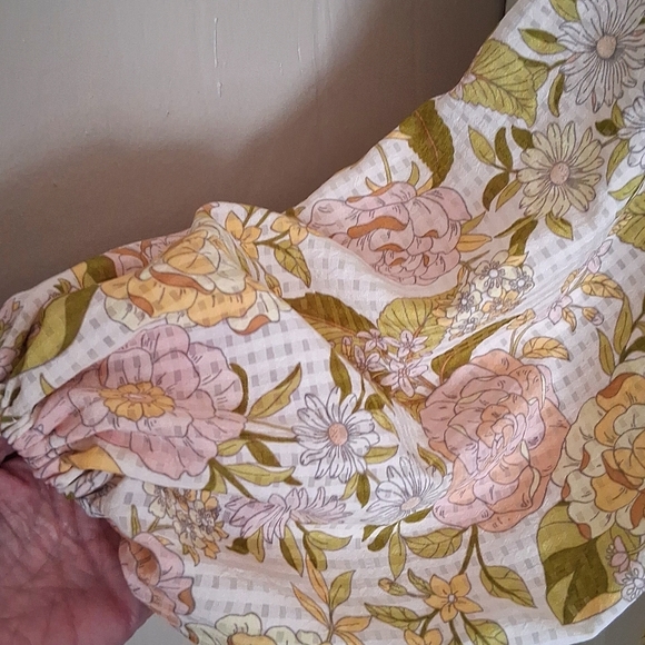 Who What Wear Drawing Room Floral Tiered Dress Womens Size Medium - Picture 6 of 7